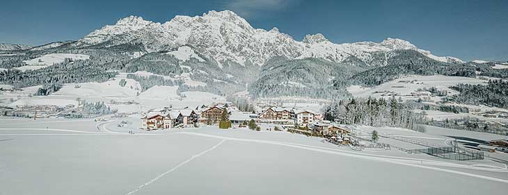 Ein Traumhotel auch im Winter: Der Krallerhof in Leogang (Foto. Krallerhof)
